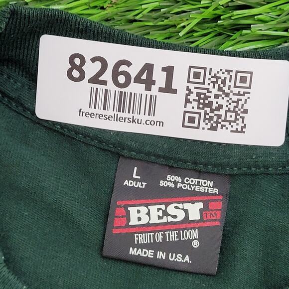 Vintage 80s Beaver-Dam Wrestling Shirt M/L 21x26 Green - Picture 8 of 12